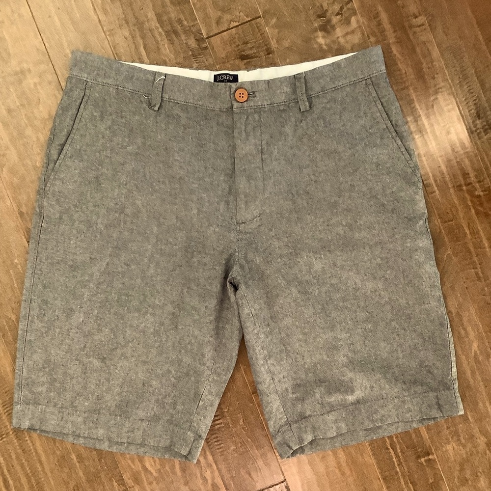J.Crew Rivington Gray Bermudas, Size 34W